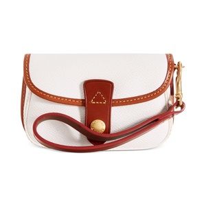 Dooney & Bourke | Cream White Eva Flap Wristlet